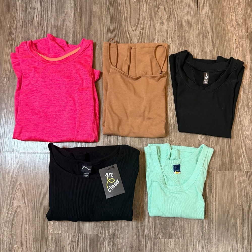 Girls Clothing Lot 5pc Old Navy Champion Tops XL 14-16 Art Class Dress XXL 18